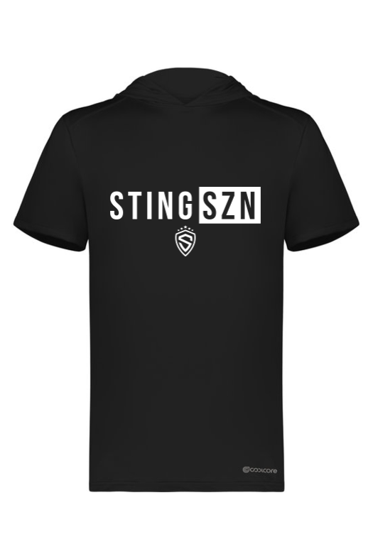 Sting SZN | Pitch Is Ours Coolcore Hoodie | Black