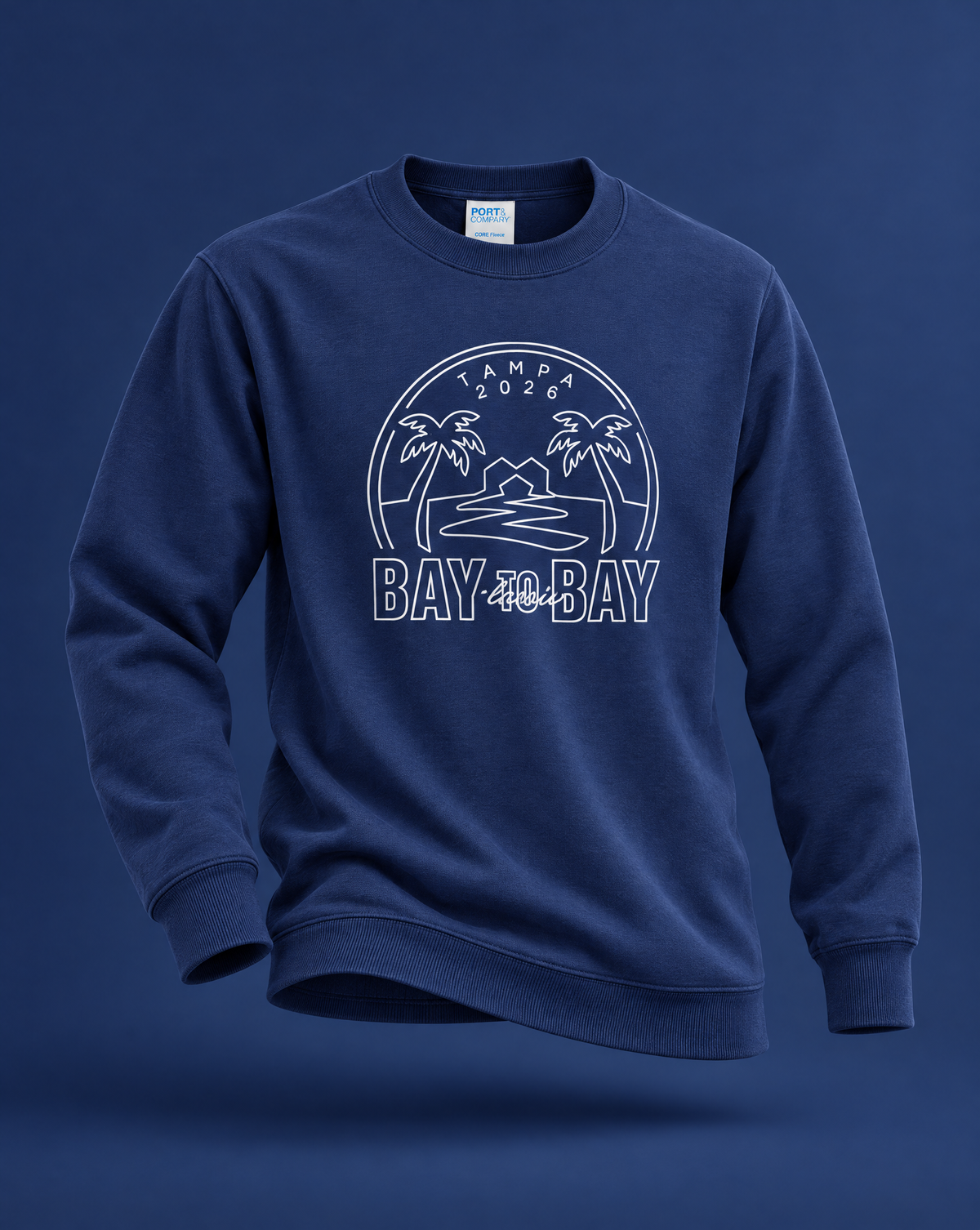 Bay to Bay Classic | Fleece Pullover Crewneck Sweatshirt