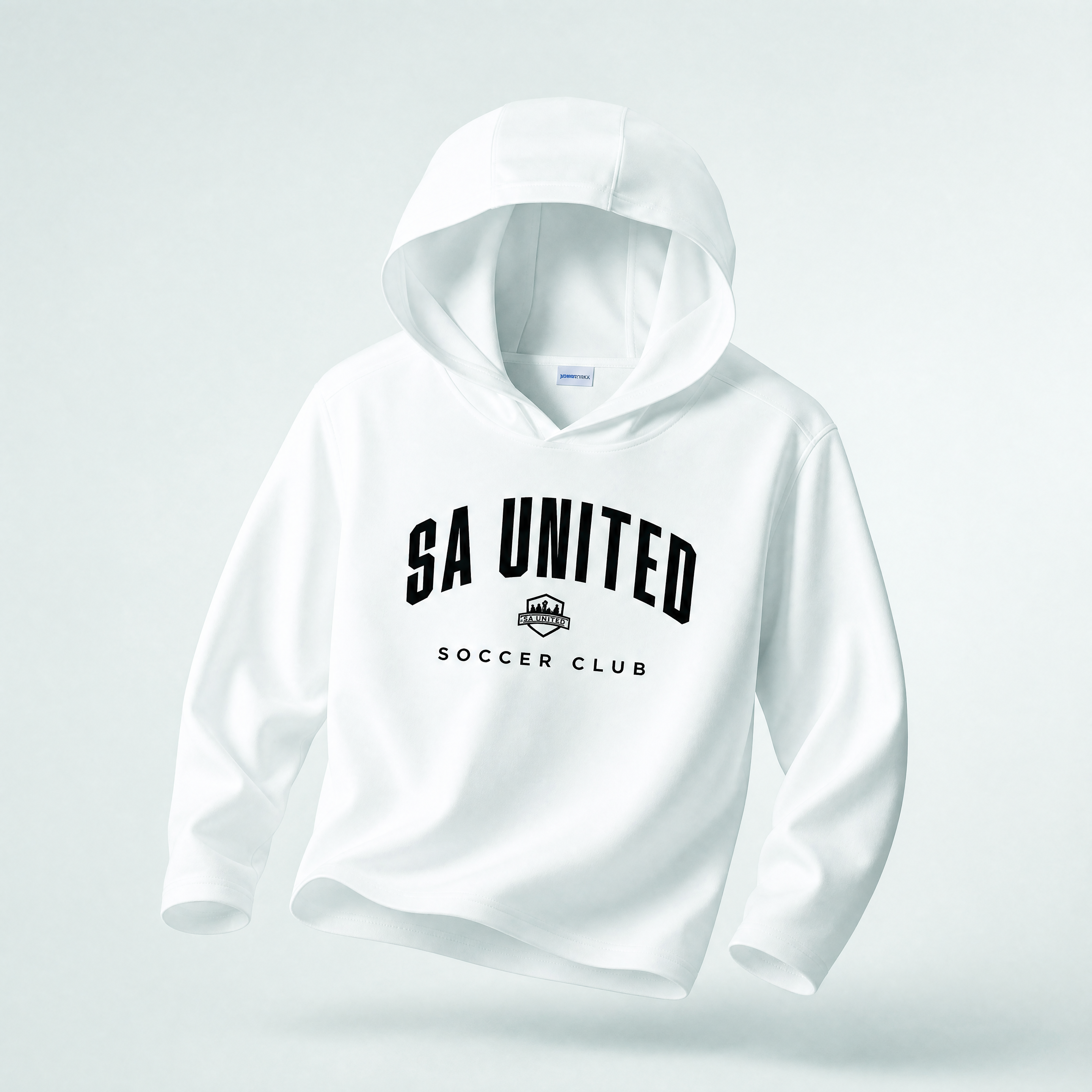 SA United Soccer L/S UV Pro Tee | White
