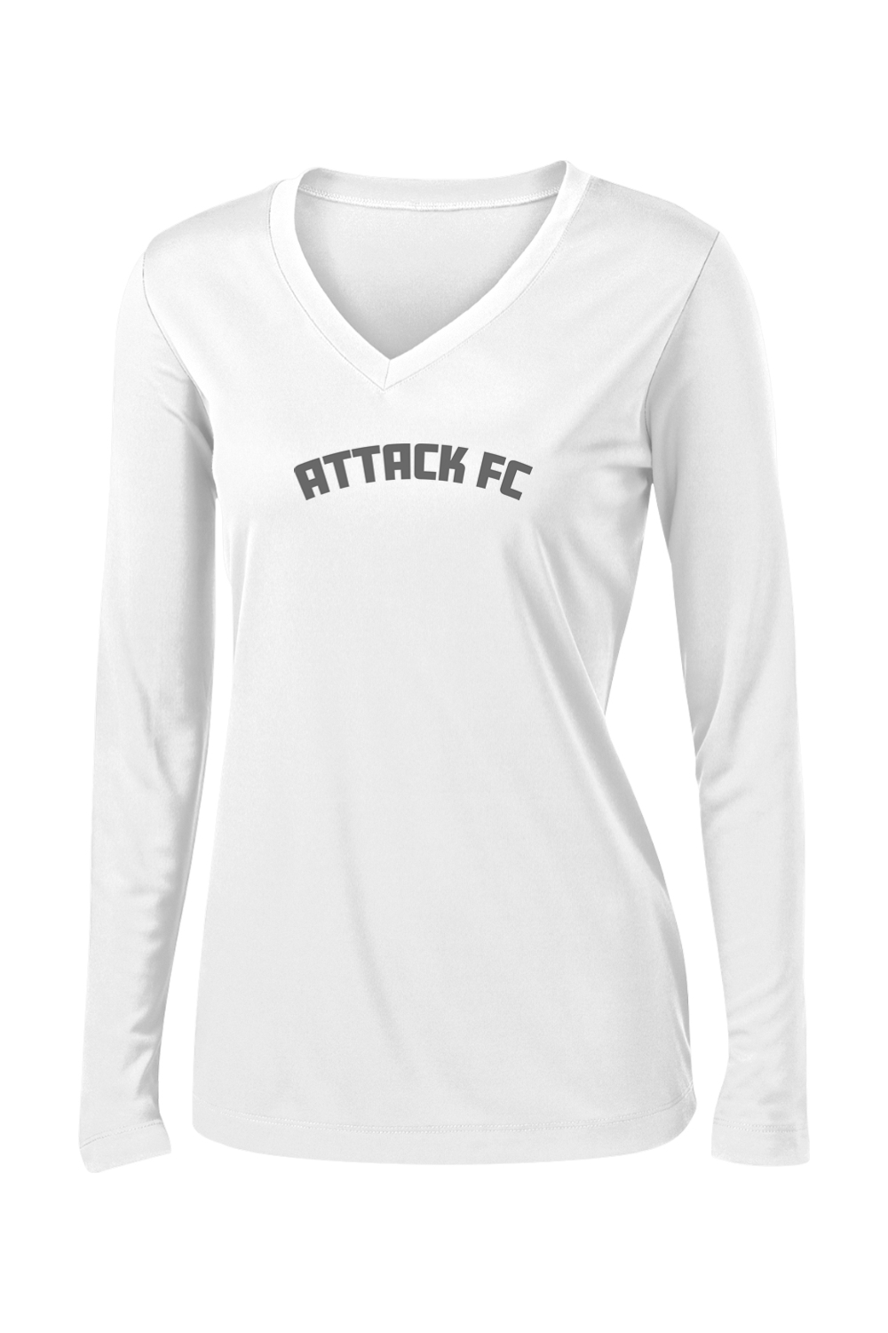 Attack FC | Ladies PosiCharge Competitor Long Sleeve V-Neck Tee