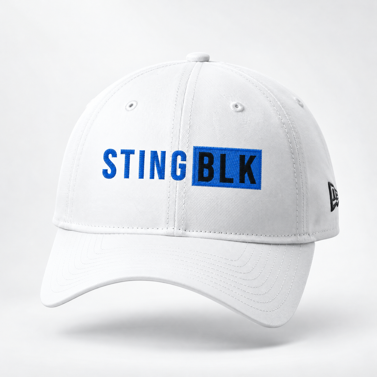 White Sting BLK New Era cap, front view