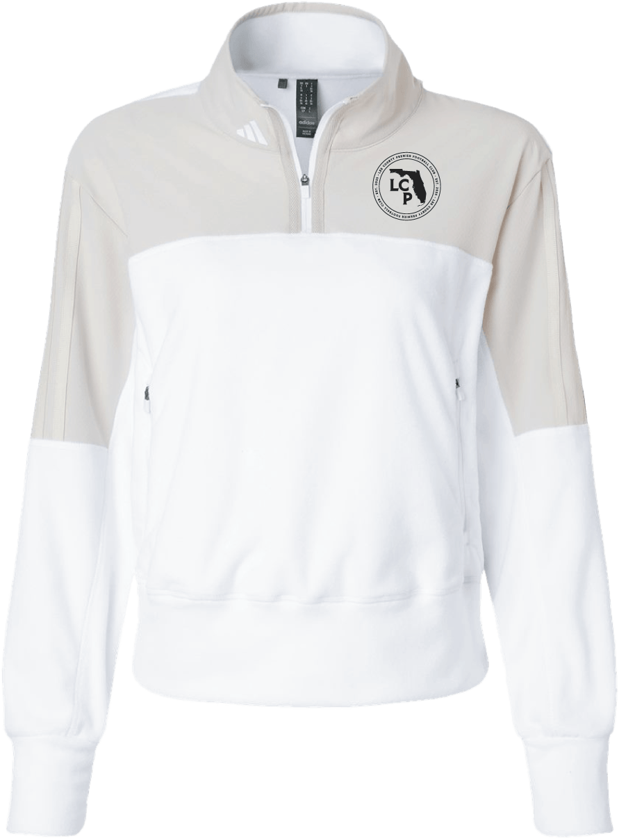 Lee County Premier adidas Women's Fleece Quarter Zip Pullover