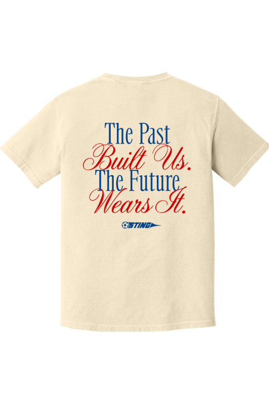Sting Legacy Collection | Unisex Past Built Us Tee | Ivory