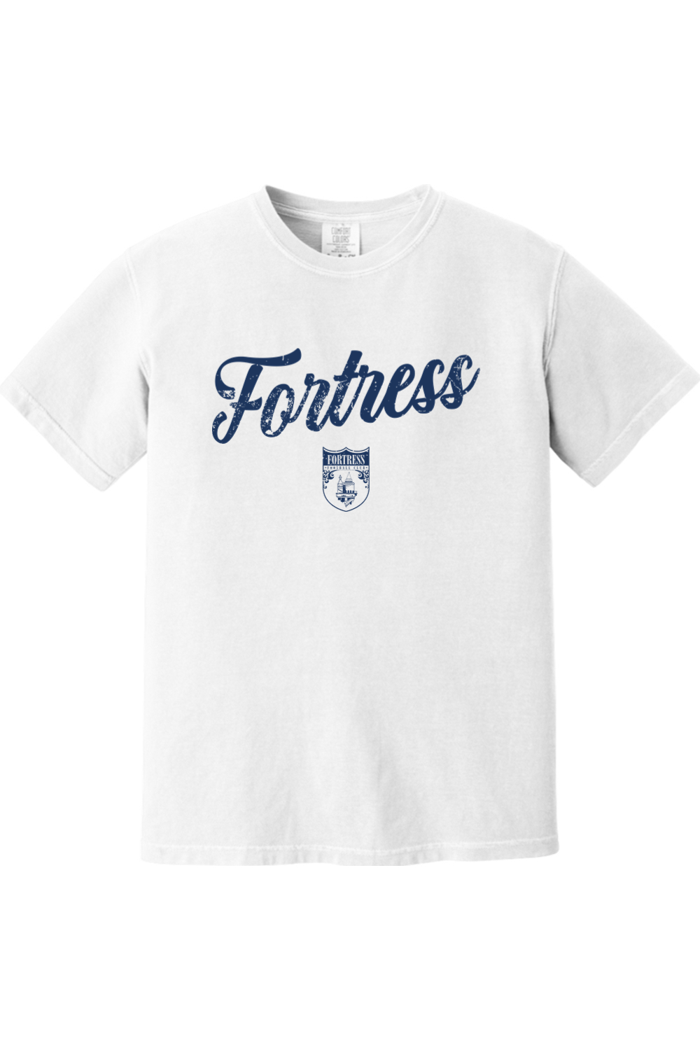 Fortress Script Comfort Colors Ringspun Short Sleeve Shirt