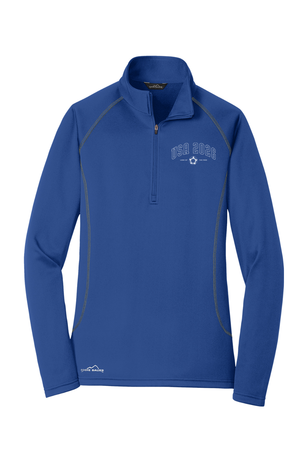 USA | Eddie Bauer Ladies Smooth Fleece 1/2-Zip Sweatshirt