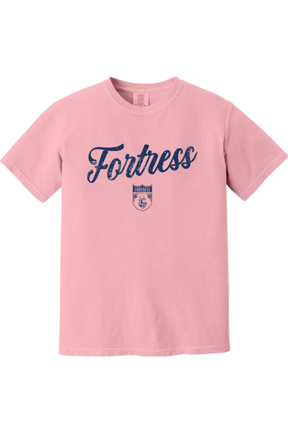 Fortress Script Comfort Colors Ringspun Short Sleeve Shirt