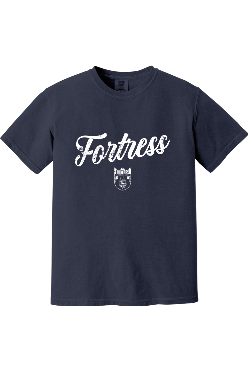 Fortress Script Comfort Colors Ringspun Short Sleeve Shirt
