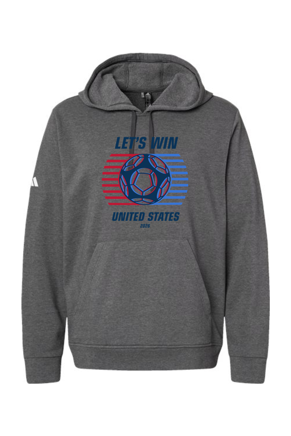 USA Let's Win | Adidas Fleece Hooded Sweatshirt
