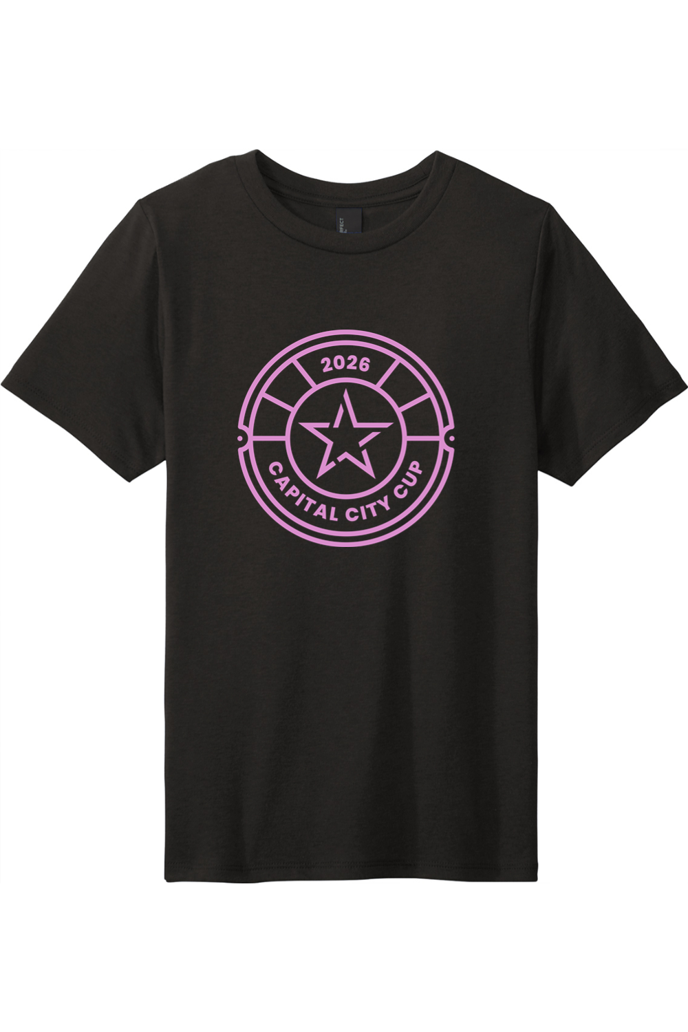 2026 Capital City Cup Pink District Youth Perfect Tri Tee