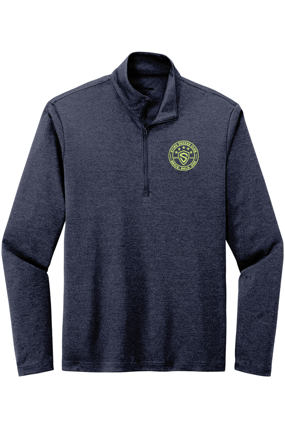 Sting Soccer Sideline | Neon & Navy 1/4-Zip Pullover